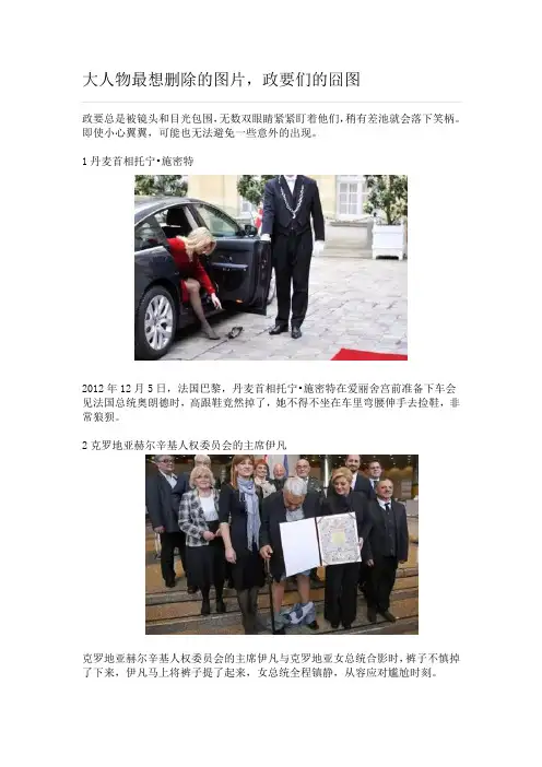大人物最想删除的图片分析