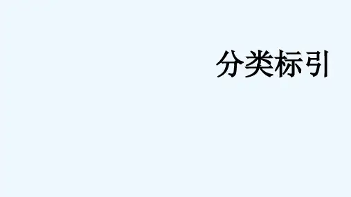 分类标引