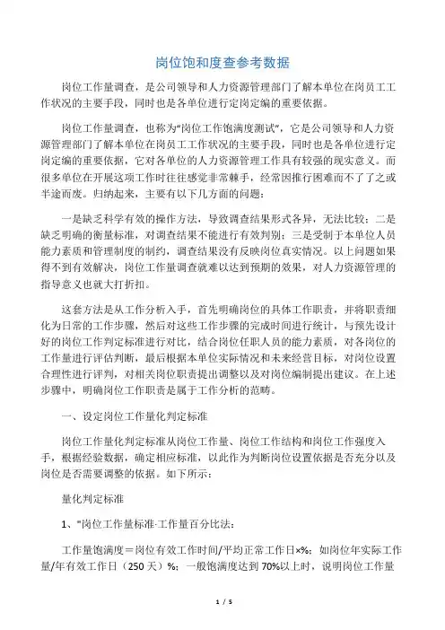 岗位饱和度查参考数据(2)
