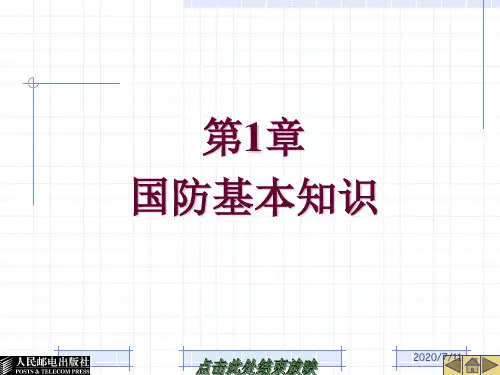 大学生军事理论教程--PPT课件