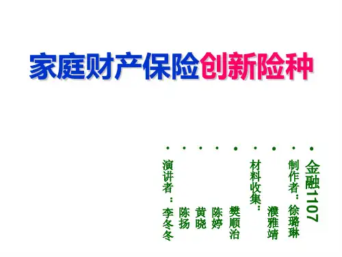 投资型家财险