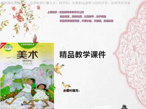 湘美小学美术四年级上册14课蝴蝶落我家课件