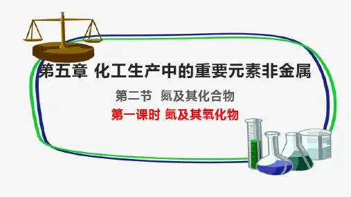 第五章第二节氮及其化合物(第一课时)课件 高一化学下学期人教版(2019)必修第二册