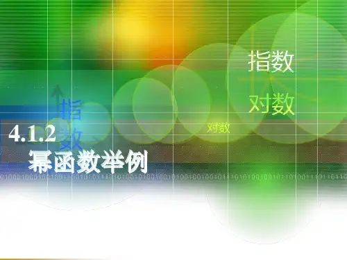 幂函数 举例