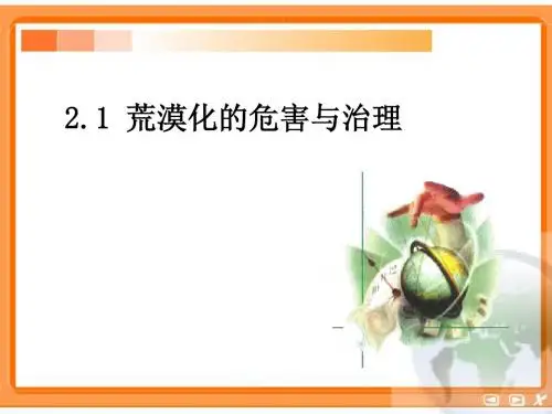 高中地理 荒漠化的危害与治理