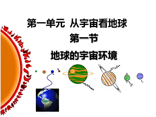 鲁教版必修一1.1宇宙中的地球(共27张PPT)