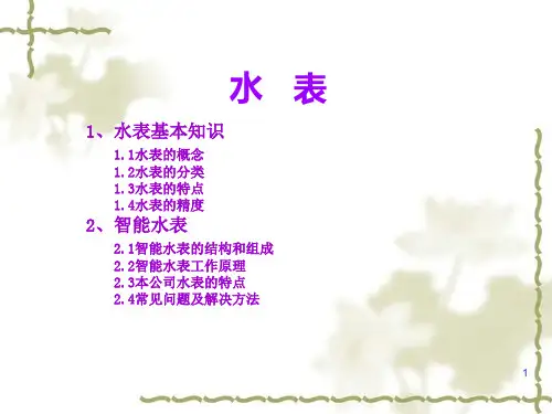 水表介绍