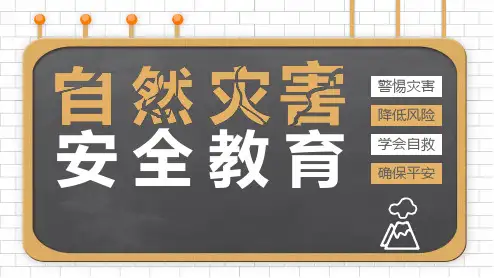自然灾害安全教育PPT课件