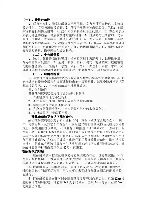 硅胶的种类