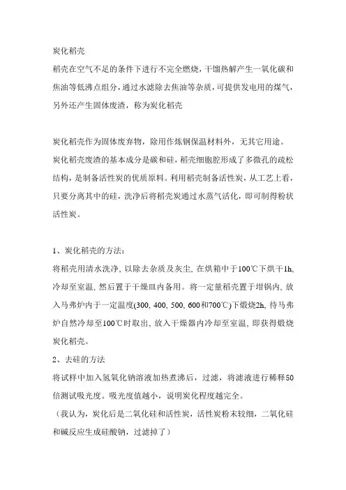 炭化稻壳