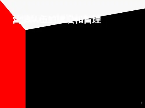 营销队伍的建设和管理PPT课件