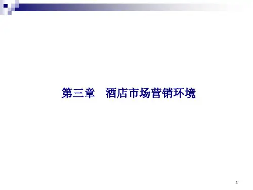 酒店市场营销环境(1)
