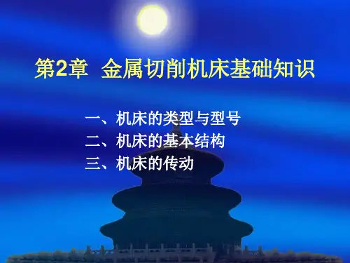 金属切削机床