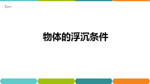 水的浮力第3课时——浙教版八年级上册科学