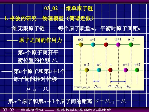 一维单原子链