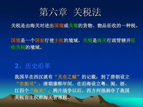 关税法