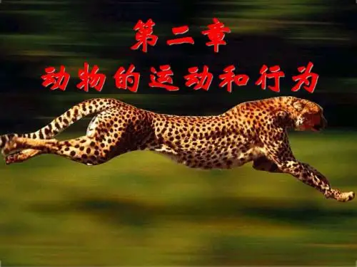 人教版新课程标准《动物的运动》课件PPT
