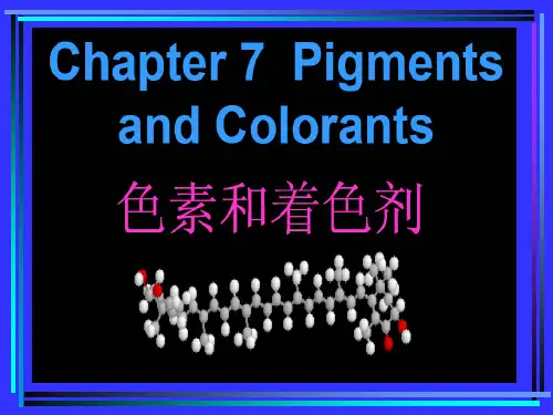 食品化学课件7-色素