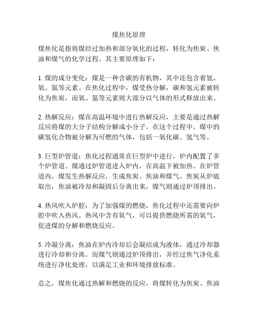 煤焦化原理