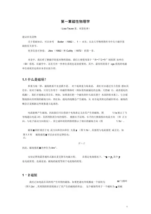 磁性物理学