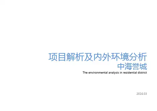 广州中海誉城项目解析及内外环境分析