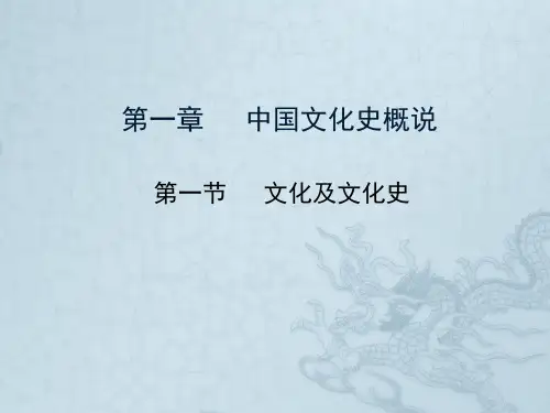 中国文化史教案