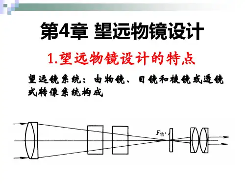 望远物镜设计