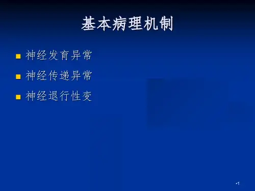 精神分裂症病理机制的研究进展PPT课件