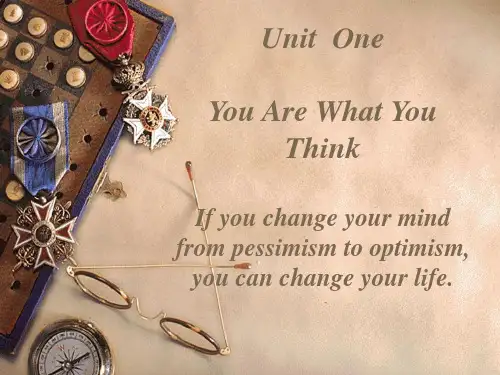 研究生英语精读教程上 Unit One for revision