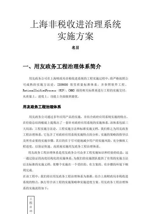 上海非税收入管理系统