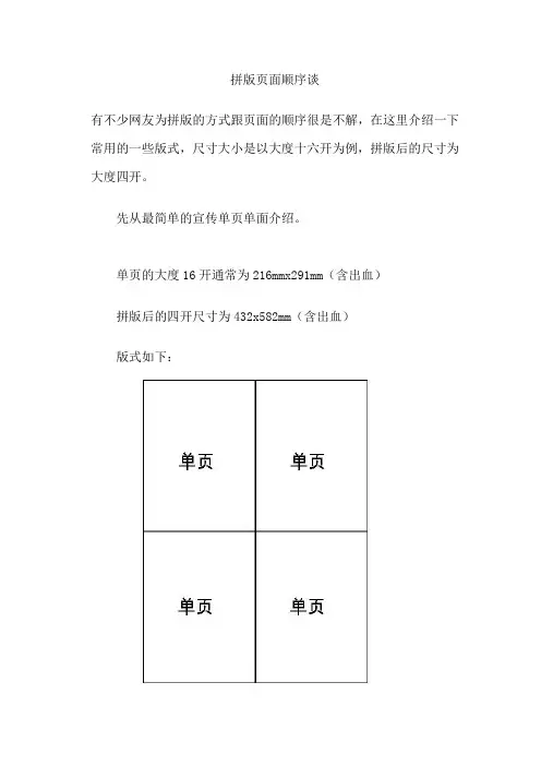 拼版知识图文讲解