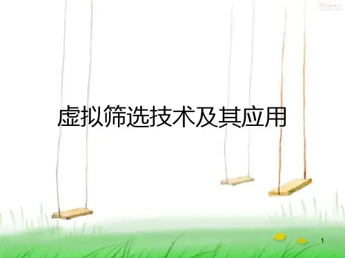 虚拟筛选技术及其应用PPT课件