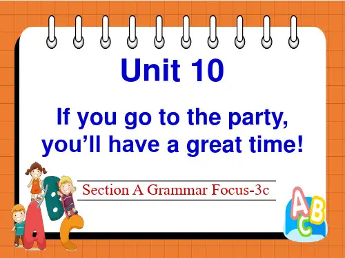 Unit10SectionAGrammarfocus-3c课件人教版八年级英语上册(1)