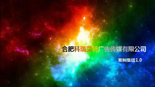 广告传媒有限公司案例集锦