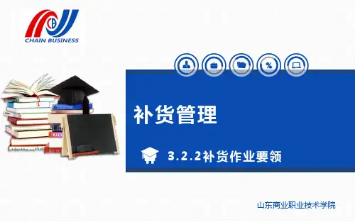 3.2.2补货作业要领讲解