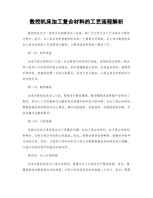 数控机床加工复合材料的工艺流程解析