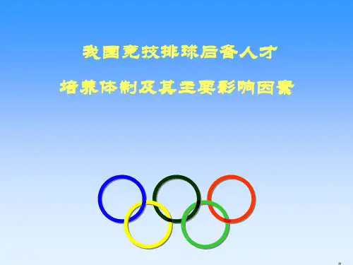 后备人才培养体制及其主要影响因素