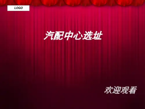 物流选址PPT模板最终版