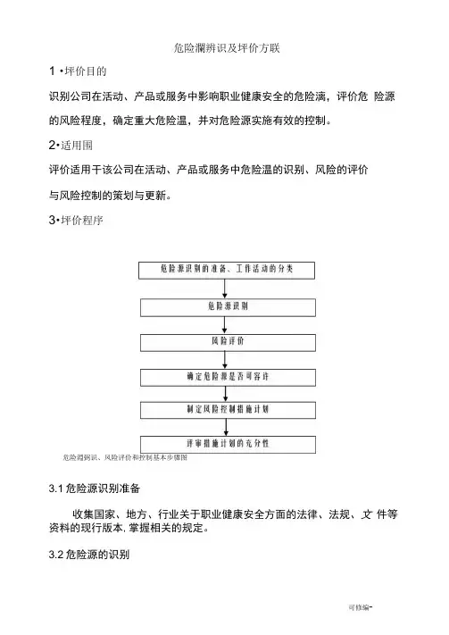 LECD危险源辨识和评价方法