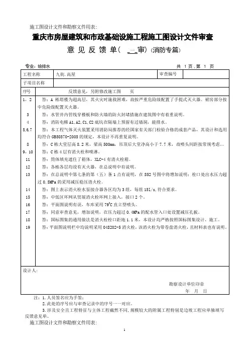 审查意见回复单-九街0505