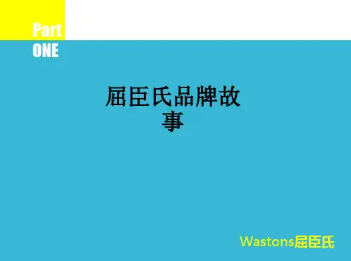 屈臣氏品牌故事ppt课件
