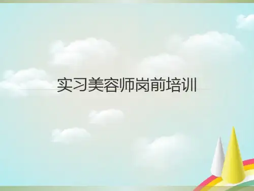 《美容师岗前培训》PPT课件
