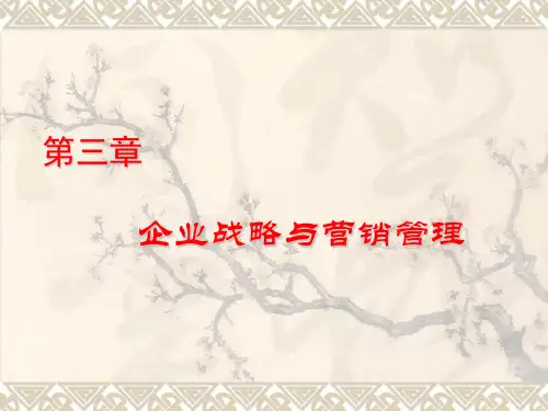 3 战略规划与市场营销管理过程55页PPT文档