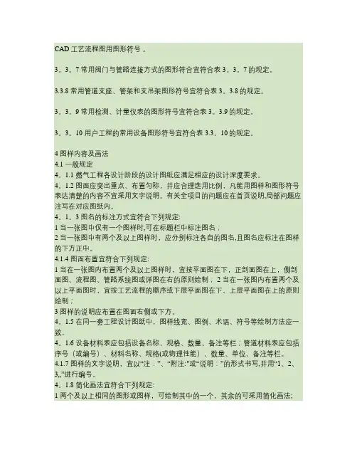 CAD工艺流程图用图形符号汇总