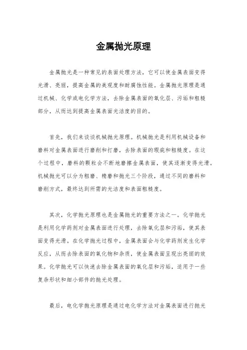 金属抛光原理