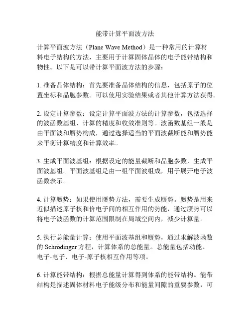 能带计算平面波方法