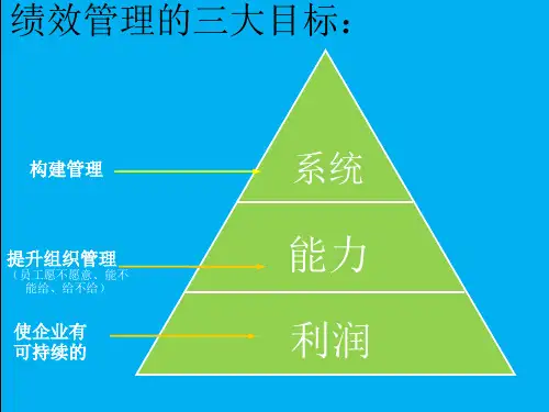 绩效倍增模式PMM2中高层课件