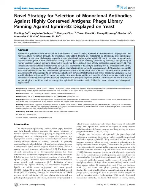 Novel Strategy for Selection of Monoclonal Antibodies