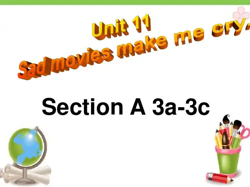 人教版英语九年级全一册Unit11SectionA3a--3c课件