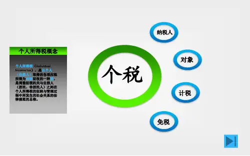 个人所得税ppt课件